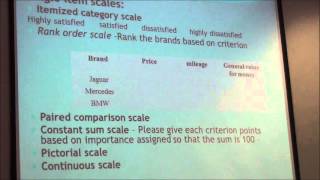 QUESTIONNAIRE DESIGN (Part 15): Scales