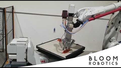 BLOOM Robotics - large scale 3d-printing