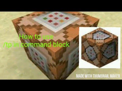 How to use /tp in command_block - YouTube