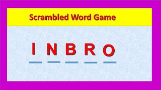 Scrambled Word Game (5 letter words) Guess the Word screenshot 3