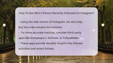 How To See Who A Person Recently Followed On Instagram? - Everyday-Networking