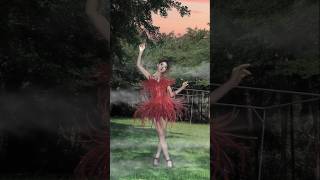 Red Fantasy Dress Transformation/Fairytale Look!환상적인 레드 드레스 변신/요정 스타일 변신! #shorts #fashion