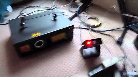 Laser Harp Demonstration