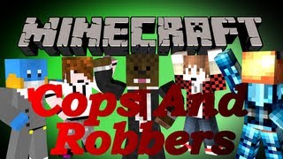 FUNNIEST EVER Minecraft Cops And Robbers Minigame #4 | JeromeASF