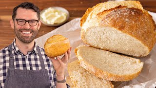 Easy Artisan Bread Recipe | No Kneading! image