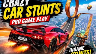 Crazy Car Stunts 🚙 Pro Game Play 😱 screenshot 2