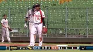 20140620-1 爆米花 台電vs威達 7上 很接近的一球！但還是慕西卡快手傳的準略勝一籌