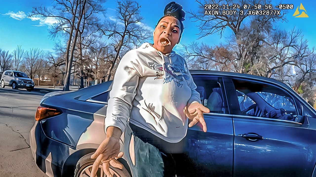 Entitled Woman Has Violent Meltdown When Police Tow Her Car