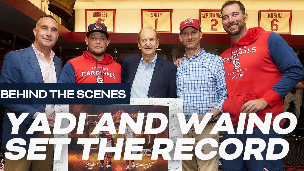 Why Yadi and Waino breaking the record for most starts as a