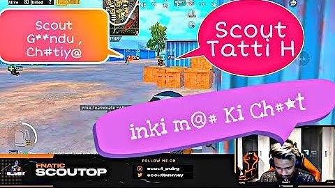 Scout Angry 😡 On Random Teammates | PUBG Mobile with Random Players #sc0utislive