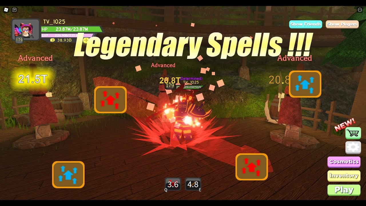New Legendary Spells With Best Mage Warrior Loadout In Volcanic Chambers Dungeon Quest Roblox Youtube - spells dungeon quest roblox