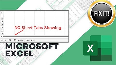 Is Your Excel Sheet Not Showing Bottom Tabs? Try These Hacks! | Excel Tech & Tricks