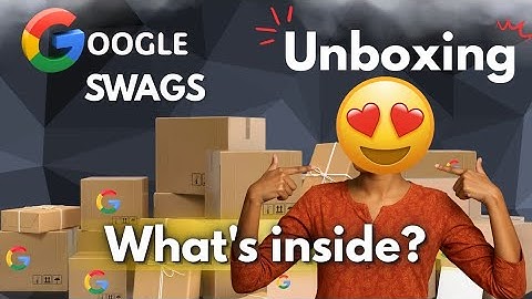 Unboxing Google Cloud Swags 🎁💝 | Unboxing Google Swags