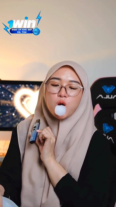 vape ringgar smoke hijab girl smoking muslim girl vape tricks #shorts