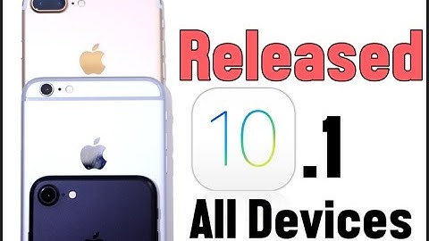 iOS 10.1 Officially Released for All Devices & Jailbreak UPDATE !!!