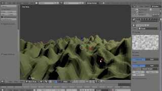 Blender Tutorial - Simple Terrains and the Displacement Modifier