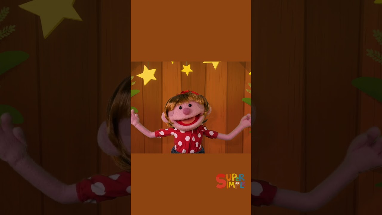 ⁣Here We Go Looby Loo ⭐️ #shorts #nurseryrhymes #supersimplesongs