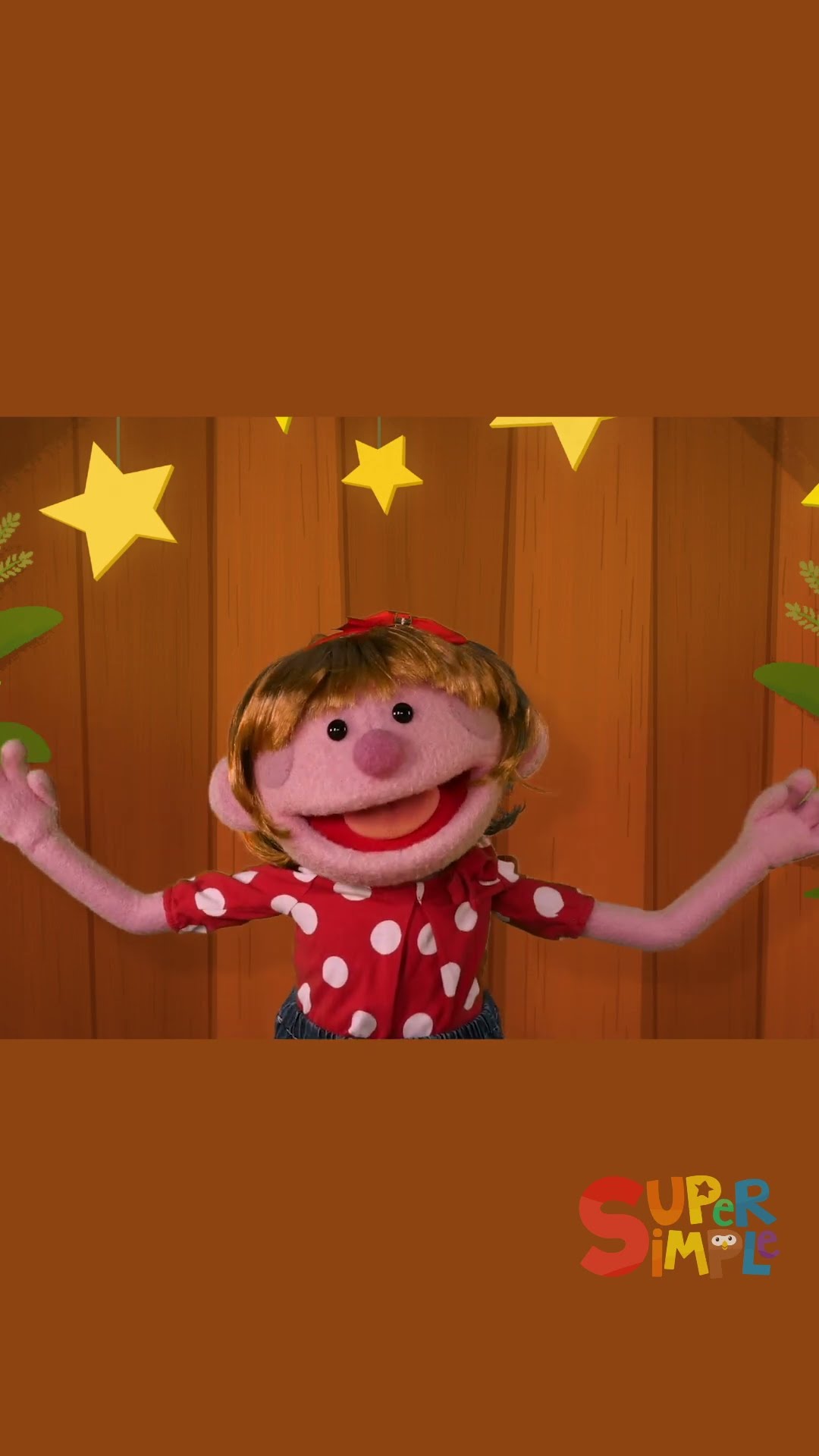 Here We Go Looby Loo ⭐️ #shorts #nurseryrhymes #supersimplesongs