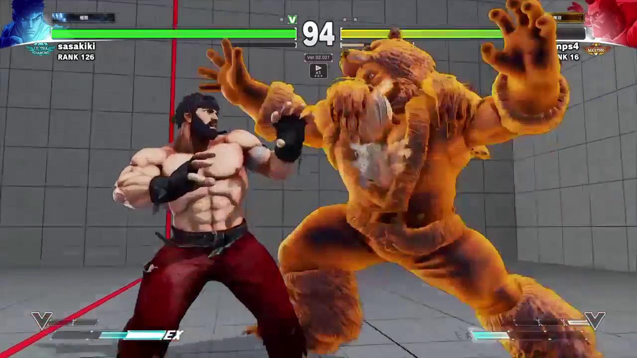 Sasaki #1 Cody is now #1 Ryu in SFV