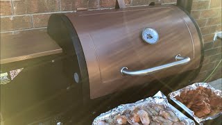 Pit Boss Pellet Smoker/Grill Chicken Wings & Thighs With Roasted Potatoes