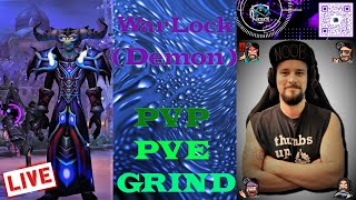 LIVE - Warcraft Dragonflight PVP Ranking Dropping DPS With A Lock