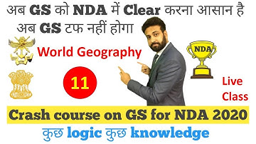 World Geography (Part 11)/ Pressure Belts) for NDA/CDS/AFCAT/RRB/Airforce/NAVY/CAPF