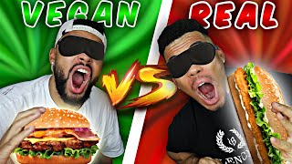 VEGANE BURGER VS ECHTE BURGER - BURGER KING CHALLENGE !!!