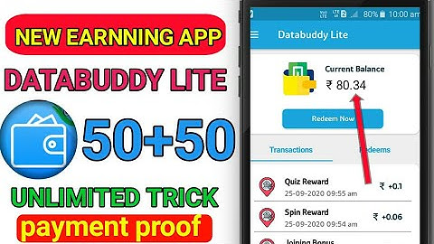 Databuddy Lite App Se Paise Kaise Kamaye || Databuddy Lite App Payment Proof || Databuddy Lite app