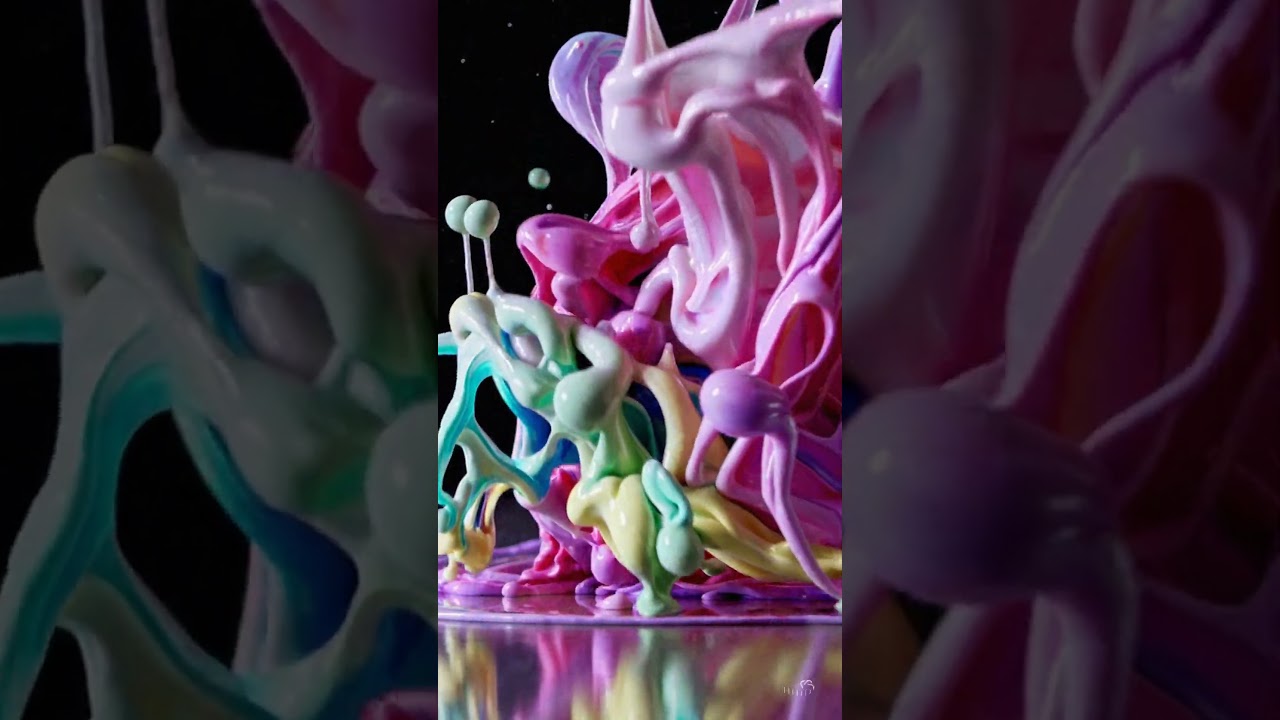 OpenAI Sora - Vibrant Color Explosion