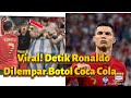 Viral! Detik Ronaldo dilempar Botol Coca-Cola di Portugal Vs Perancis EURO 2020