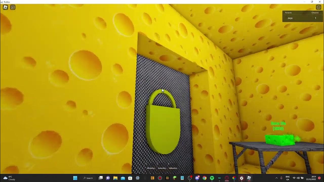 Full cheese escape walkthrough main ending and secret ending! ( Roblox