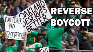 The A's Reverse Boycott Was A Chaotic Spectacle