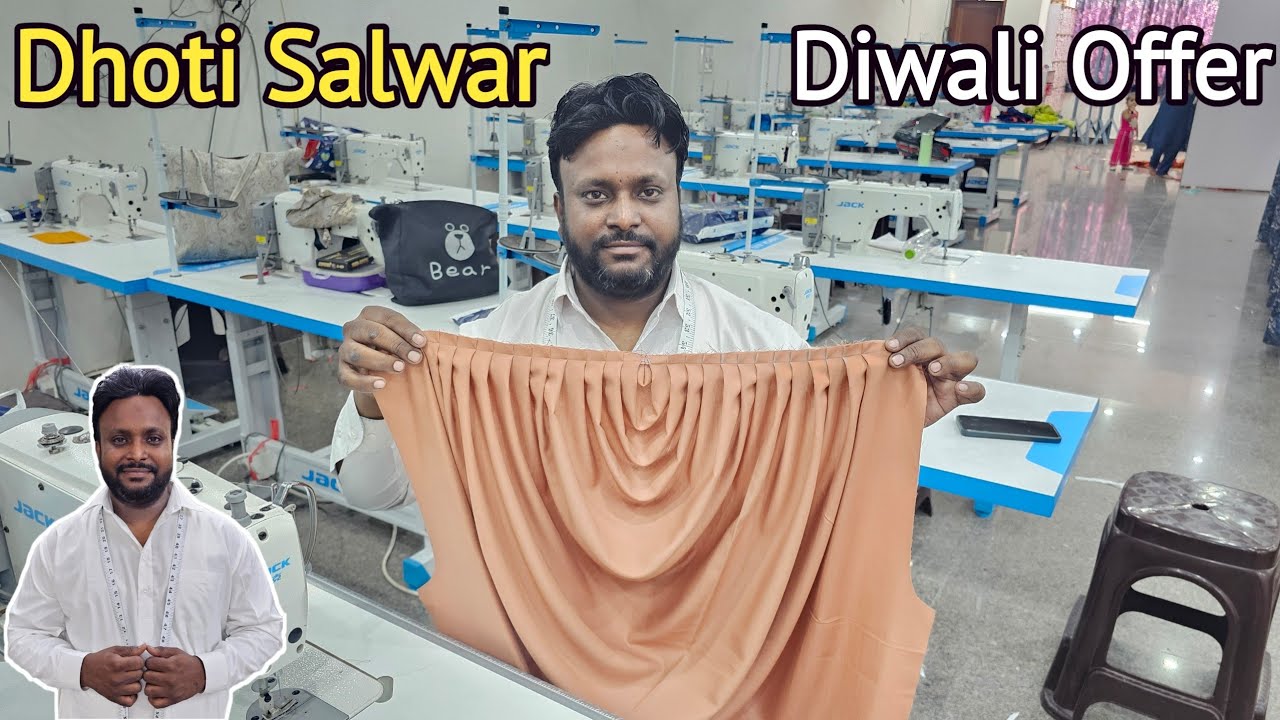 Dhoti Salwar Cutting & Stitching