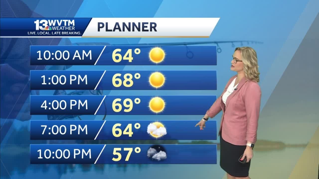 Below average temperatures to start the week - YouTube