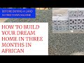 HOW TO START BUILDING YOUR OWN HOUSE IN FREETOWN SIERRA LEONE 🇸🇱 12 things to know first 🤔