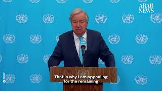 Guterres urges $1.1 billion to fight Ebola outbreak in DRC