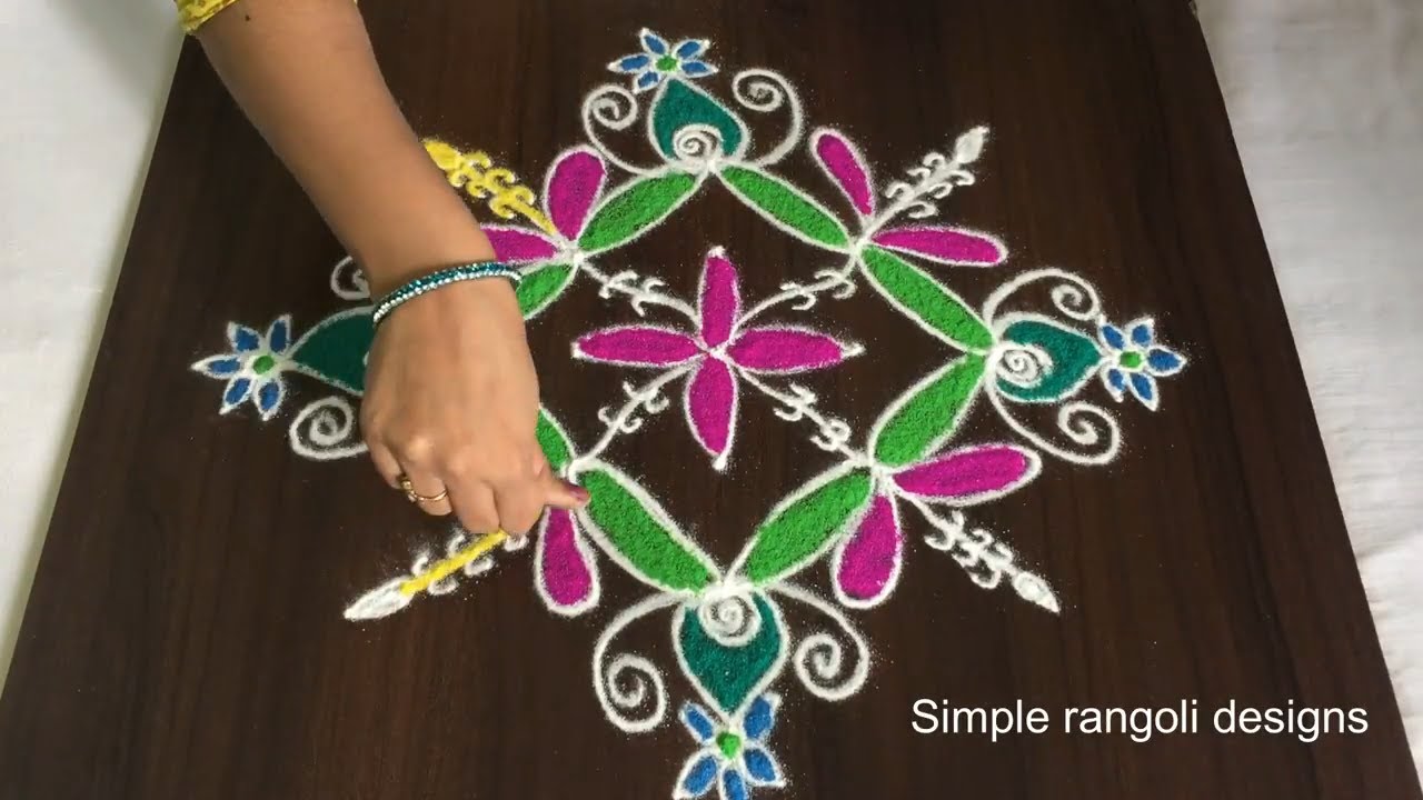 Latest Kanuma Rangoli Designs