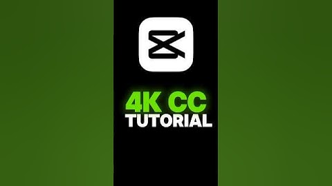4K CC in Capcut | Tutorial | Sensei Editor