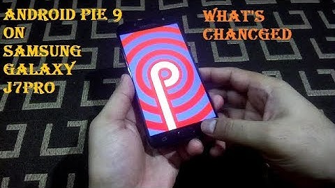 ANDROID Pie Update On Samsung Galaxy J7 Pro// one UI