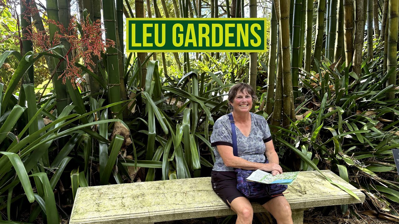 Посещение садов Леу в городе Виллиджс, Флорида.