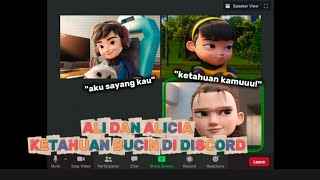 Ali and Alicia were caught being a bucin on discord🫢 // Ejen Ali dubbing