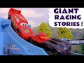 GIANT Racing Stories with Disney Cars Hot Wheels Superheroes and Thomas and Friends Toy Trains TT4U