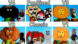 FNF *NEW* THE LION'S MOUTH ALL VERSIONS! V4, V3, V2, V1, Fun-Sized, Classic (Myths of Tubbyland)