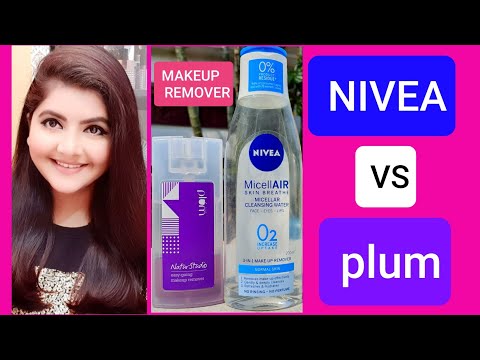 NIVEA Micellar CleansingWater SkinBreathe MicellAIR vs Plum NaturStudio BiPhasic Makeup remover|RARA
