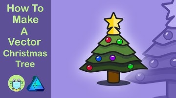 HOW TO DESIGN A VECTOR CHRISTMAS TREE (AFFINITY DESIGNER TUTORIAL)