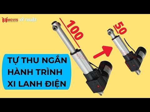 Video Cách tự thu ngắn hành trình xi lanh điện tại nhà-Siêu... - youtube