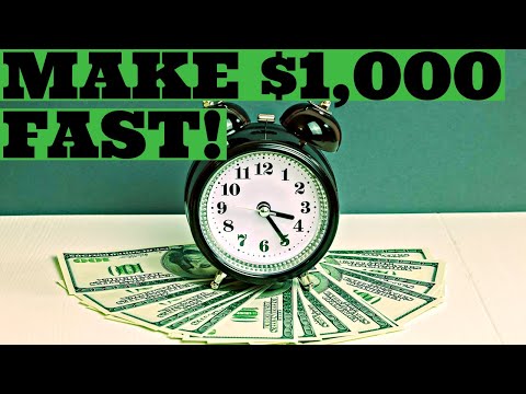 NEED Extra MONEY For The Holidays? 5 WAYS TO MAKE $1,000 FAST!