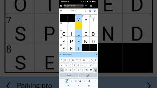 Speedsolving the NY Times Mini Crossword! (18 Sep 24) #wordpuzzle #puzzle