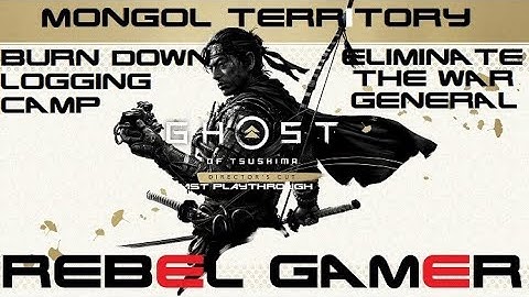 Ghost of Tsushima - Mongol Territory: Burn Down Logging Base - PS4 Pro