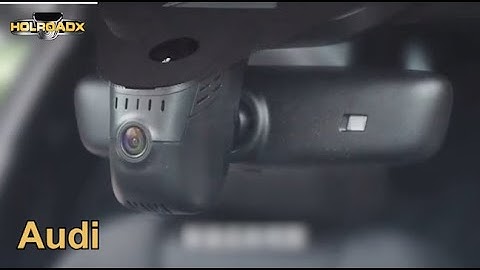 installation of the dash cam for Audi A4 #audi  #dashcam